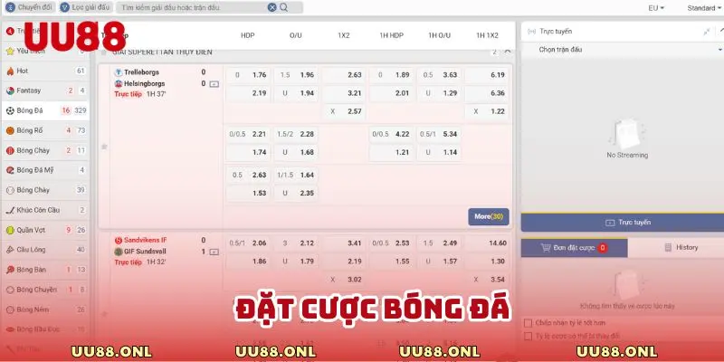 Đặt cược bóng đá truyền thống luôn có sức hấp dẫn tuyệt vời